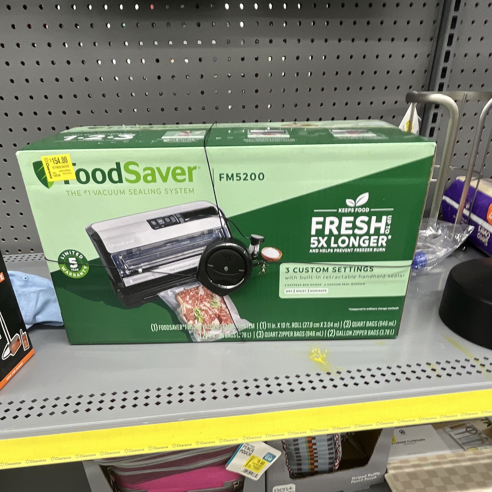 FoodSaver FM5200 2-in-1 Automatic Vacuum Sealing System w/ Handheld Sealer