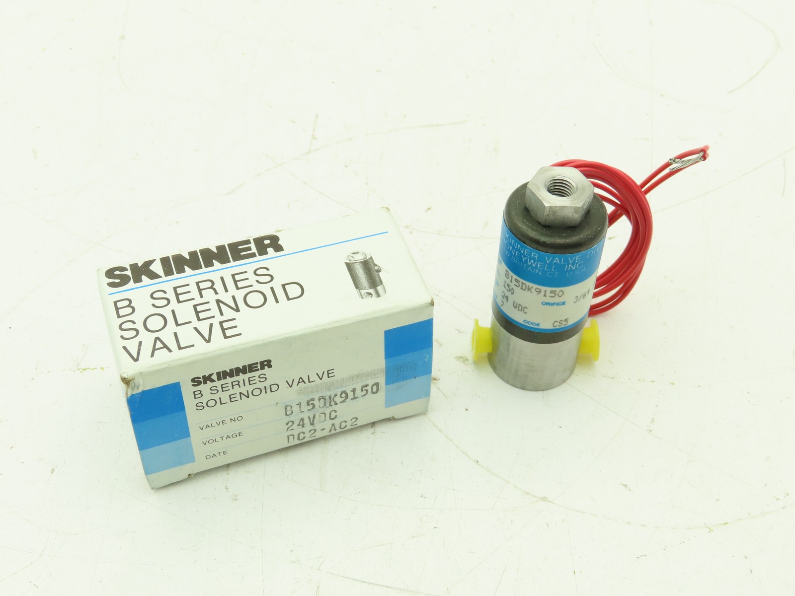 U89893 Honeywell Skinner B15DK9150 Solenoid Valve 3Way NO 24VDC 150 PSI  G1N