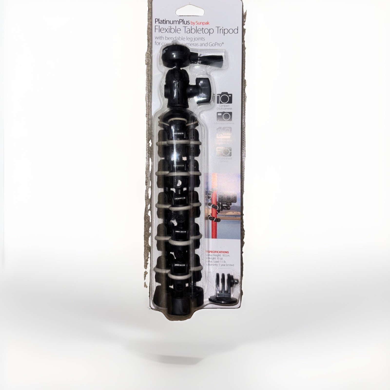 Sunpak - PlatinumPlus Flexible Tabletop Tripod - Sunpak - PlatinumPlus Flexible Tabletop Tripod -