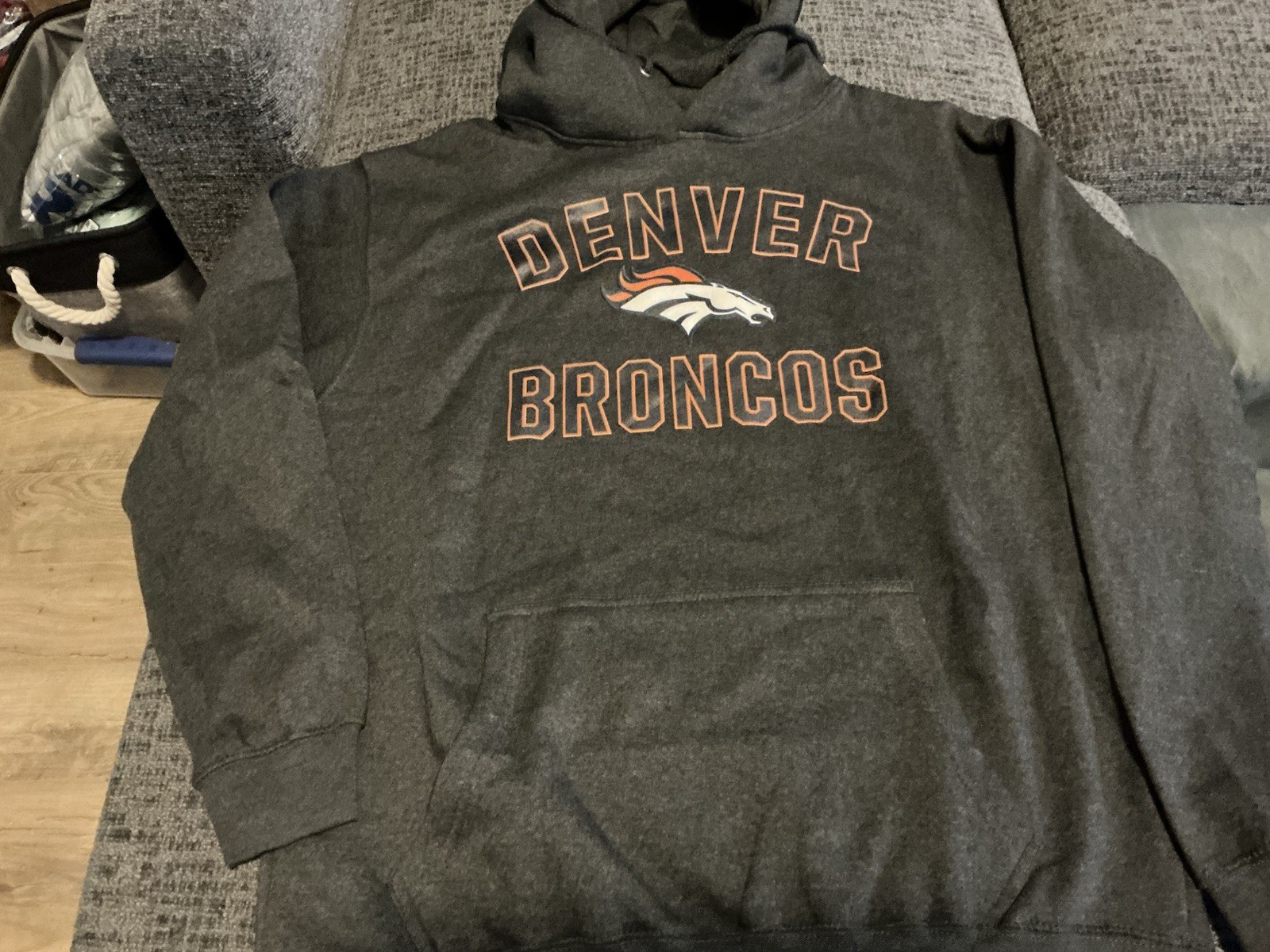 Fanatics Denver Broncos  Dark Gray Size Large
