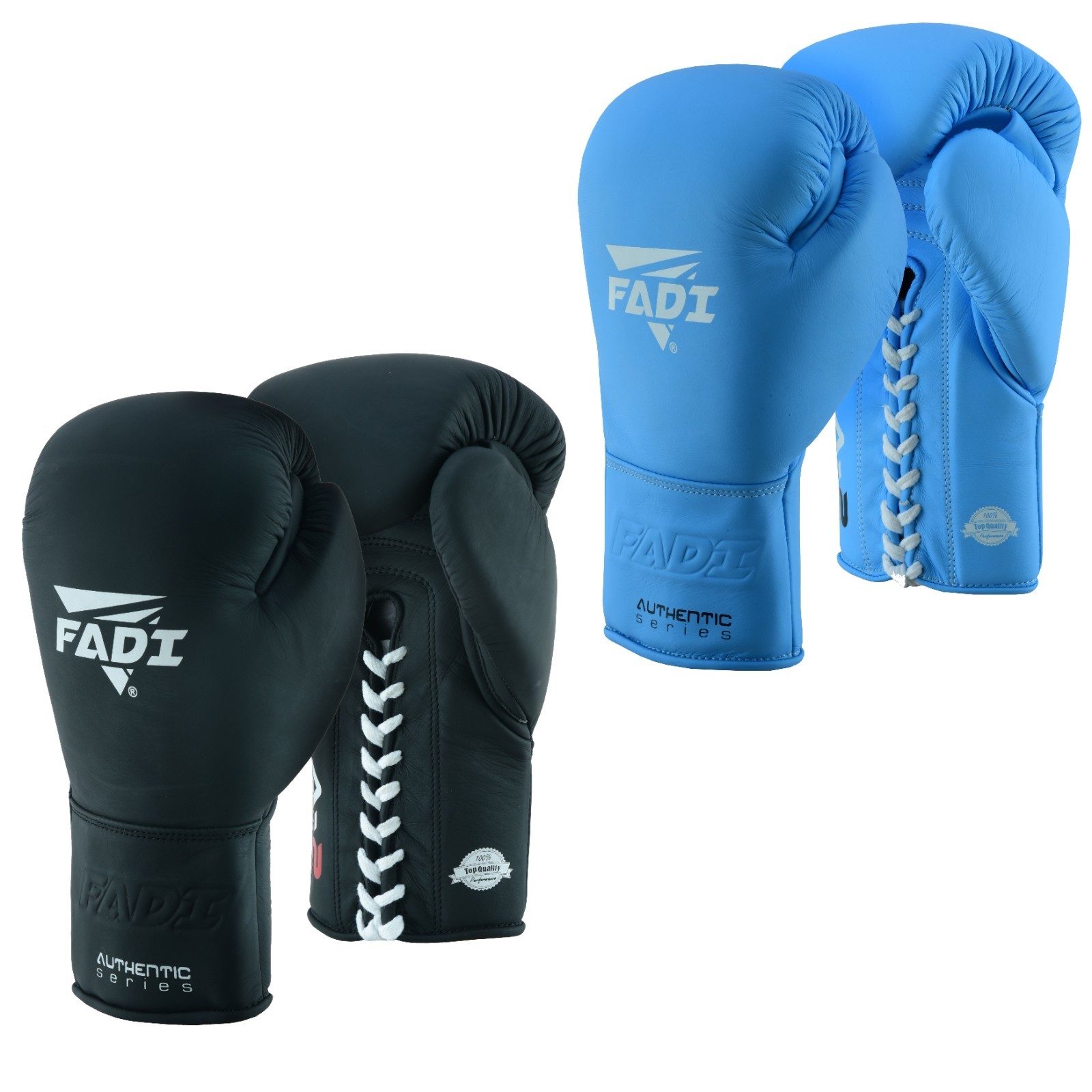 Best pick: FADI 2 Pack 16oz Lace Up Boxing Gloves Leather MMA Kickboxing