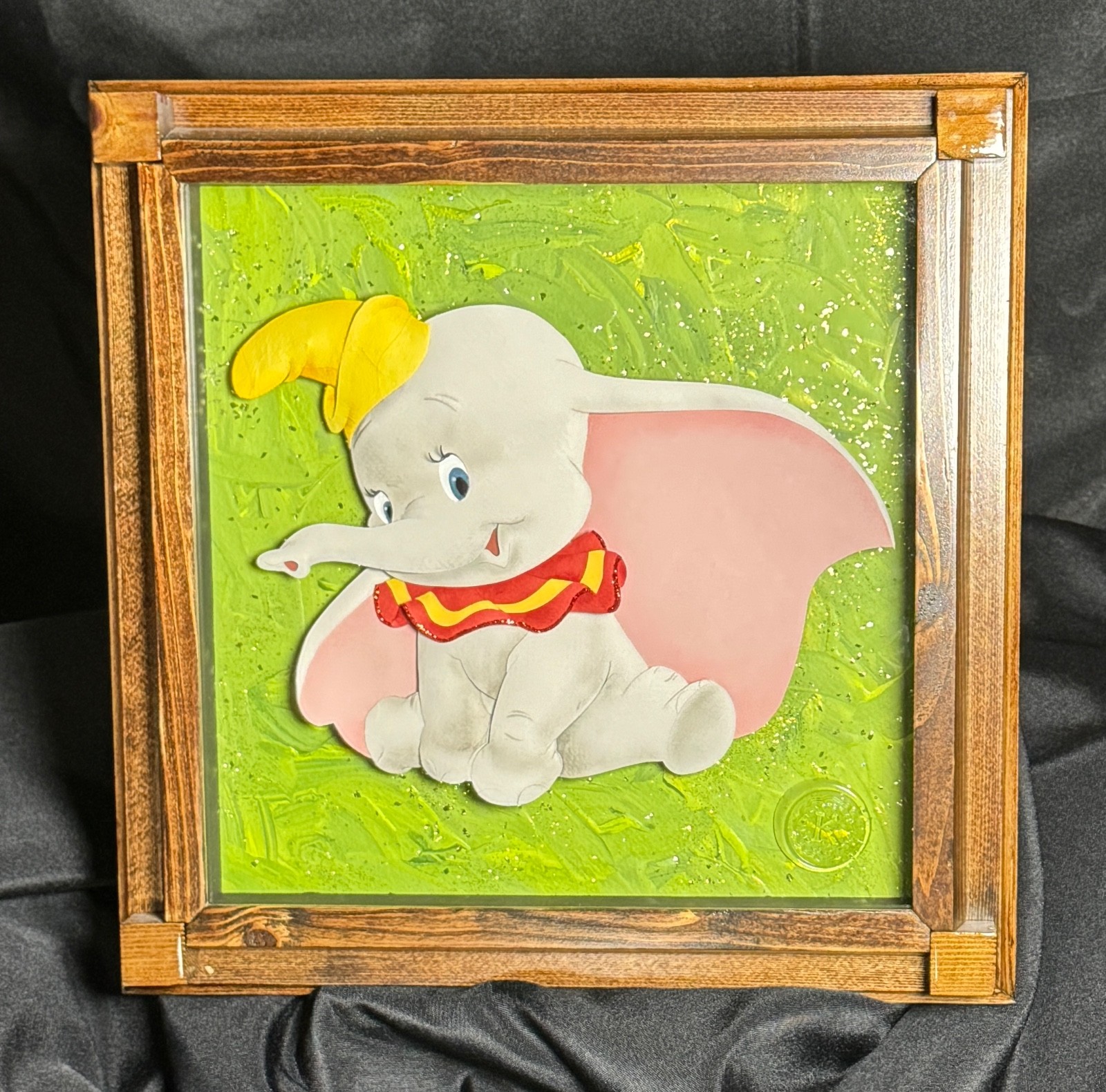 Original Karin Aruda Disney 2021 Dumbo 3D Paper Sculpture Art Original Karin Aruda Disney 2021 Dumbo 3D Paper Sculpture Art