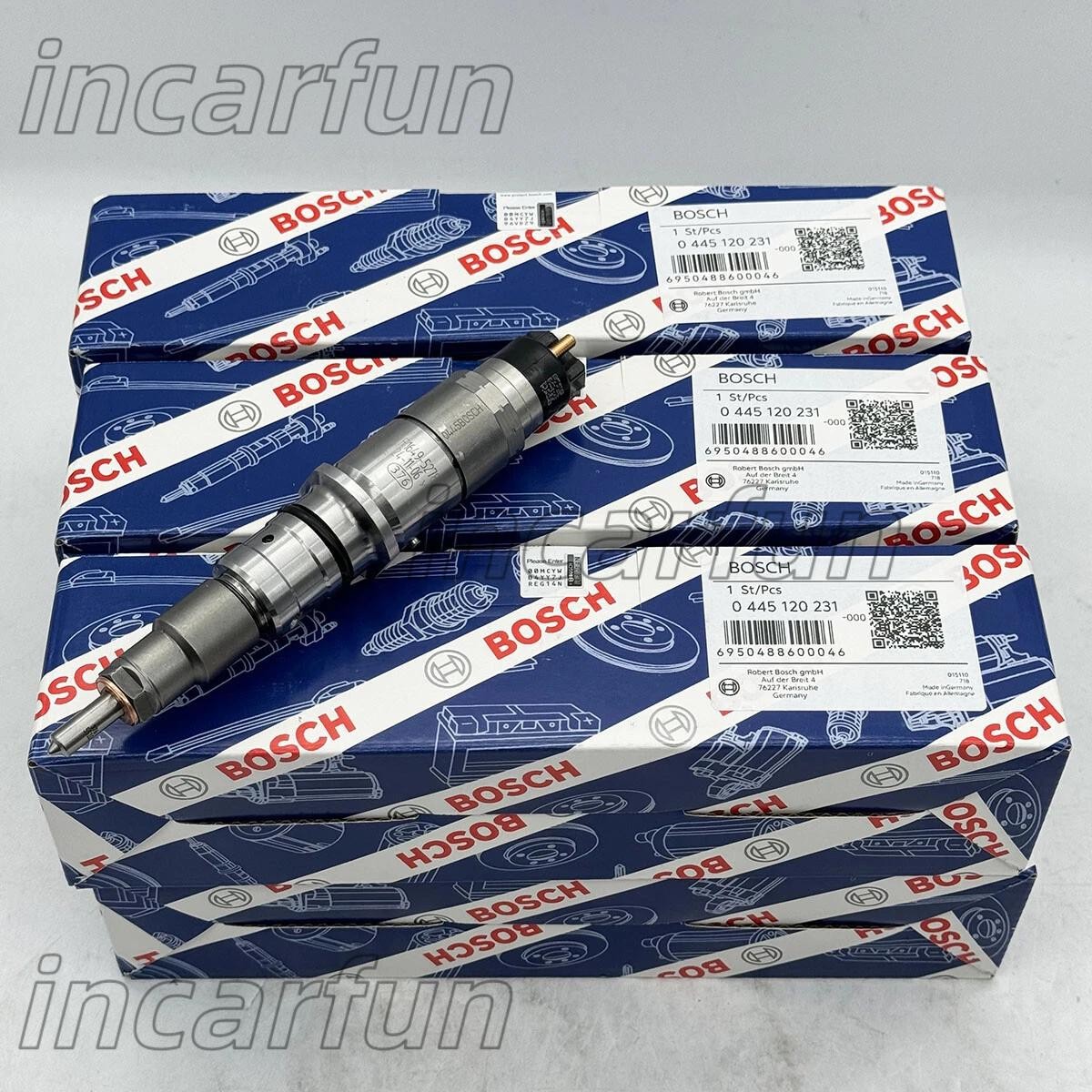 6X Fuel Injector For Komatsu PC200-8 Cummins QSB6.7 QSB5.9 0445120231 5263262