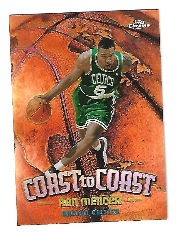 1998-99 Topps Chrome Ron Mercer Coast to Coast Refractors #CC14 CELTIC 1998-99 Topps Chrome Ron Mercer Coast to Coast Refractors #CC14 CELTIC
