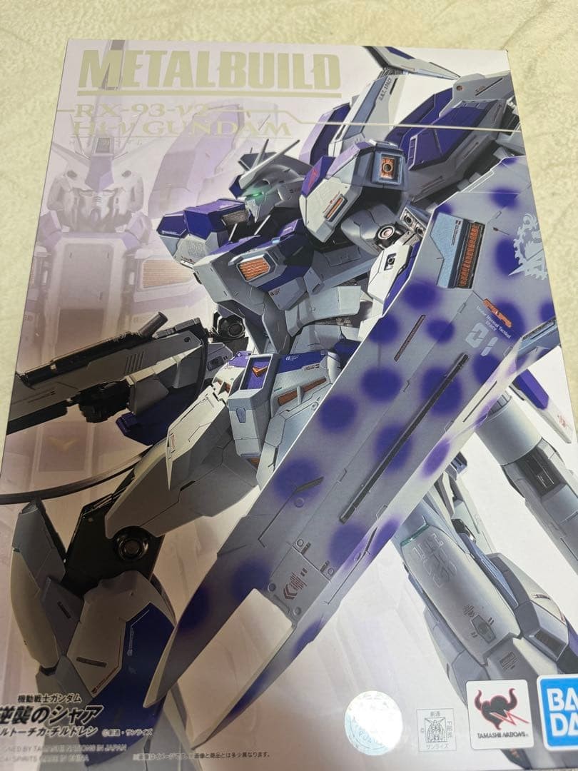 Bandai METAL BUILD Hi-Nu Gundam Beltorchika\'s Children Figure 205mm Used