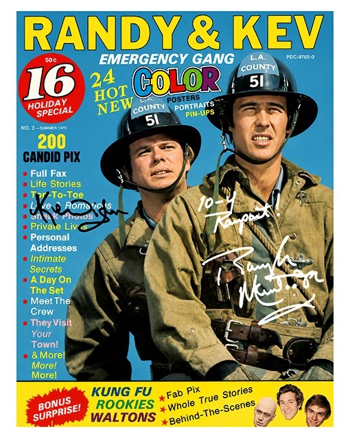Randolph Mantooth Kevin Tighe 8x10 Autograph Reprint 16 Magazine Emergency Randolph Mantooth Kevin Tighe 8x10 Autograph Reprint 16 Magazine Emergency