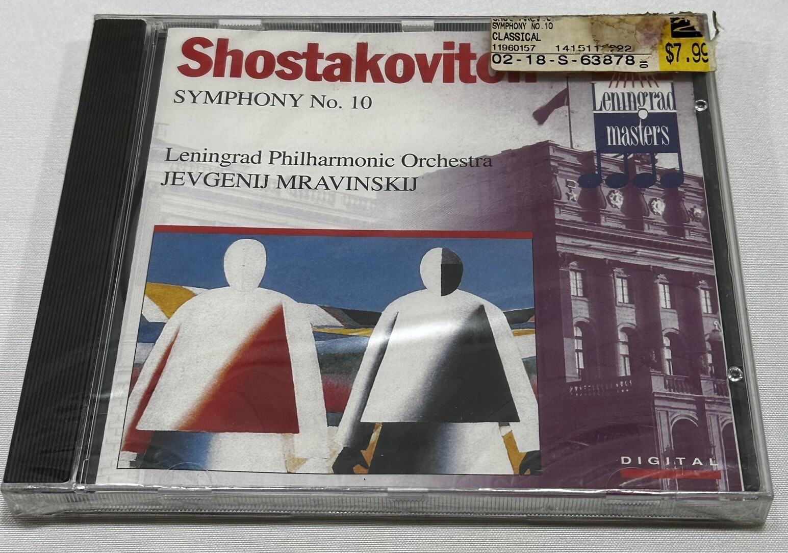 Shostakovich: Symphony No.10 / Mravinskij ~ CD (Nov-1996, Leningrad Masters) NIP Shostakovich: Symphony No.10 / Mravinskij ~ CD (Nov-1996, Leningrad Masters) NIP