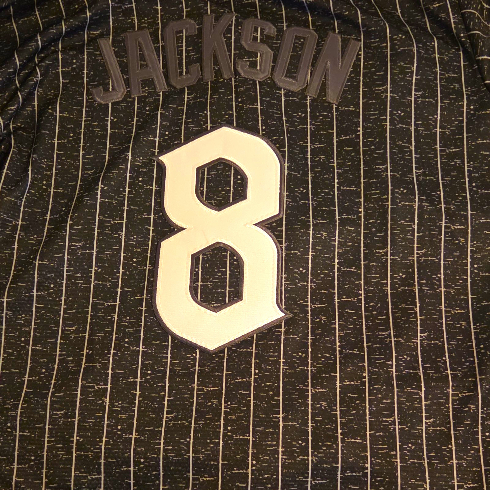 Nike Chicago White Sox Southside Pinstripe Jackson #8 Jersey XXL Black/White Nike Chicago White Sox Southside Pinstripe Jackson #8 Jersey XXL Black/White