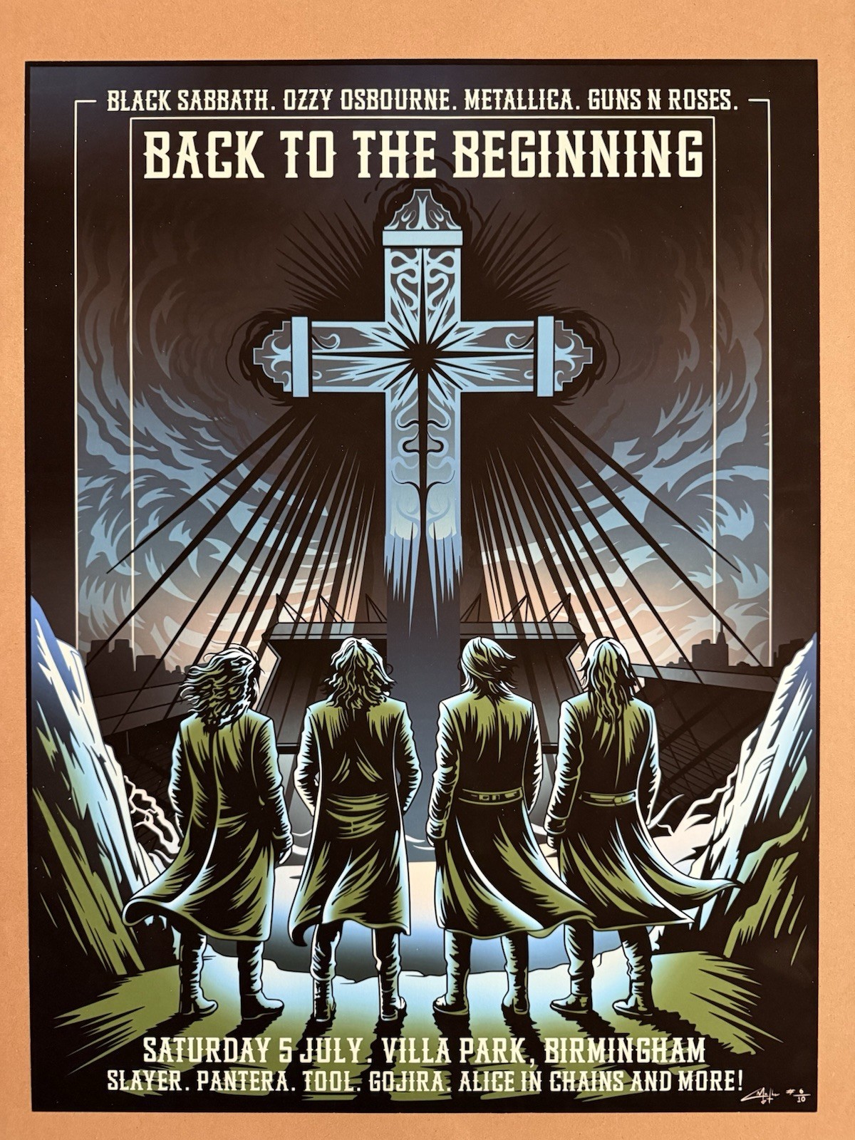 Black Sabbath Back to the Beginning 2026 Ozzy Osbourne Rare Limited Edition 6/10