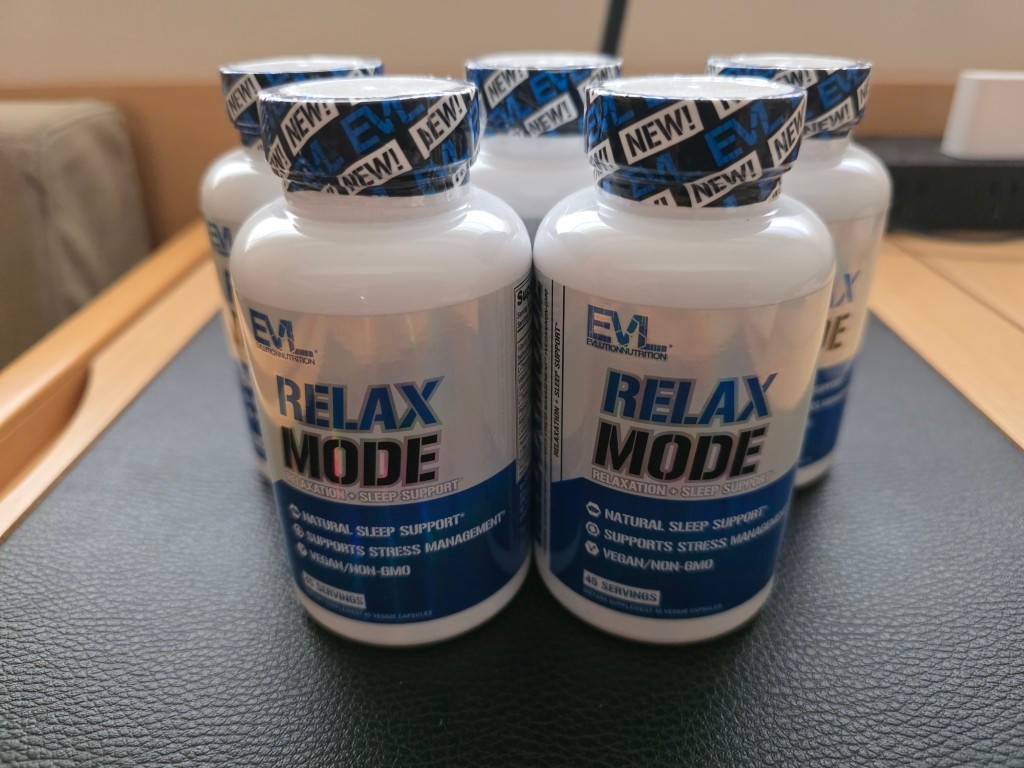 RELAX MODE by EVL Evlution Nutrition (Lot of 5) Exp 08/26 Natural Sleep Support RELAX MODE by EVL Evlution Nutrition (Lot of 5) Exp 08/26 Natural Sleep Support