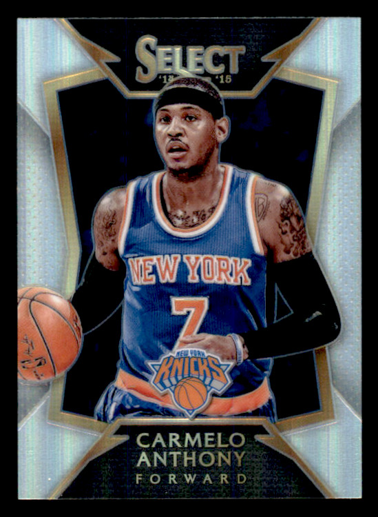 2014-15 Panini Select Carmelo Anthony #63 Silver Prizm SP 