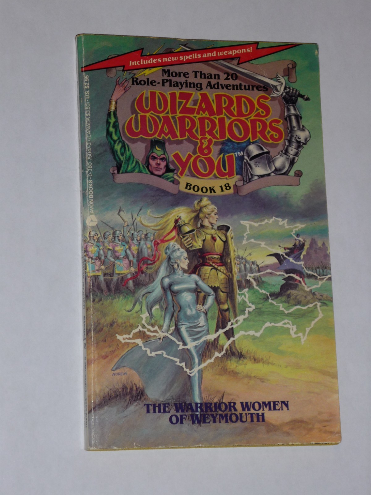 Wizards Warriors & You #18 Warrior Women of Weymouth, RARE Vtg PB Role-Playing Wizards Warriors & You #18 Warrior Women of Weymouth, RARE Vtg PB Role-Playing