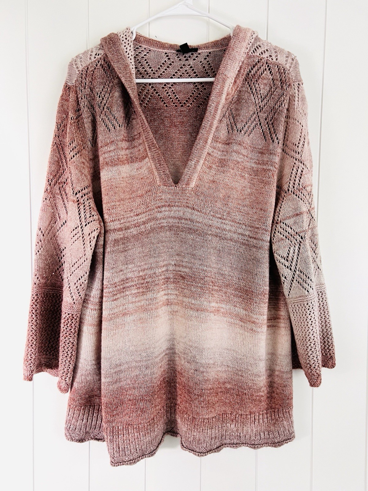 Torrid Super Soft Cozy Earth Tone Hooded Sweater Plus Size 2X