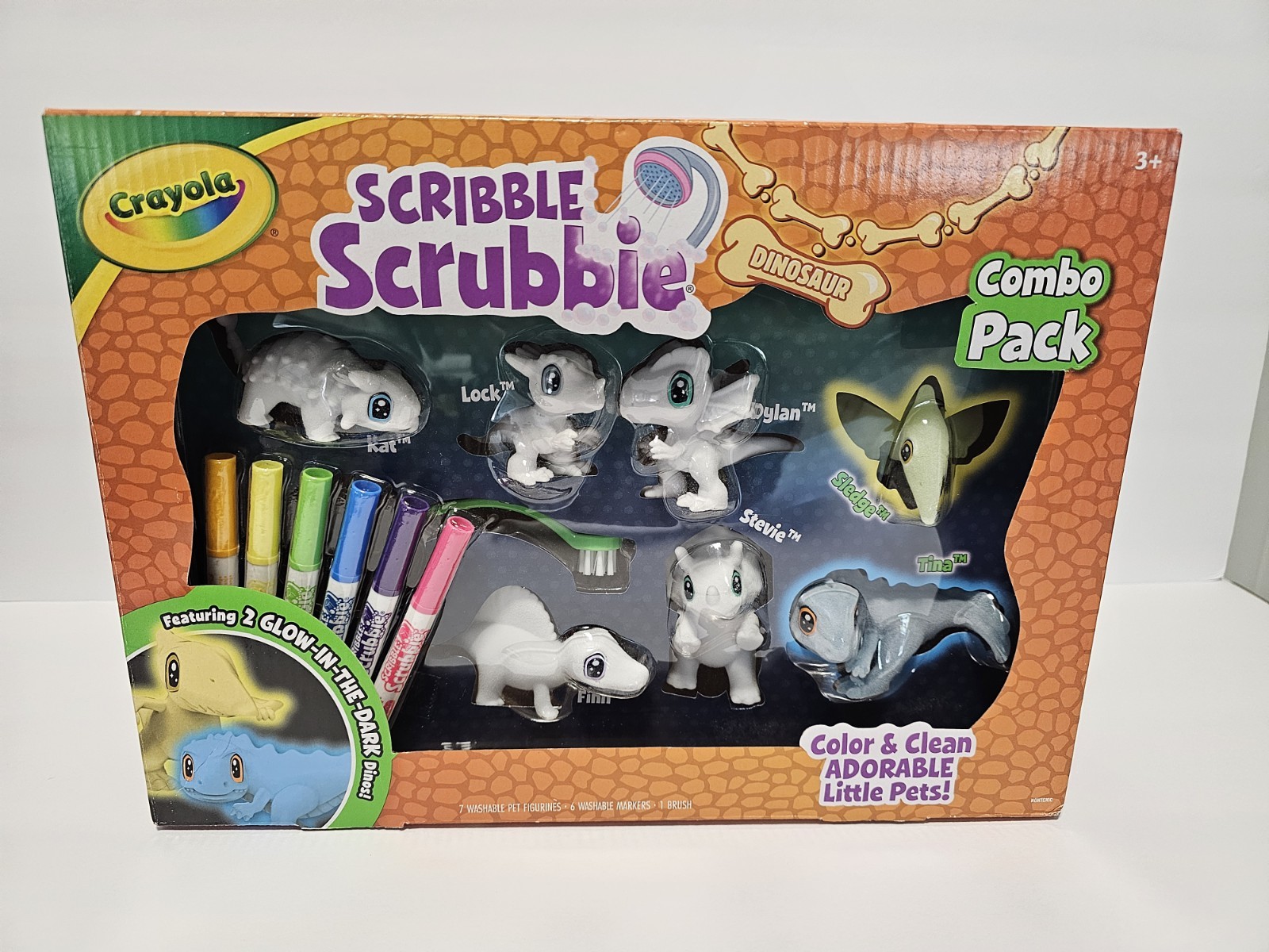 Crayola Scribble Scrubbie Dinosaur Combo Pack. Color, Clean, Adorable Pets Crayola Scribble Scrubbie Dinosaur Combo Pack. Color, Clean, Adorable Pets
