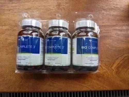 New Sealed Gundry MD Bio Complete 3 Pack of Glass Bottles 180 Caps, Exp 2028