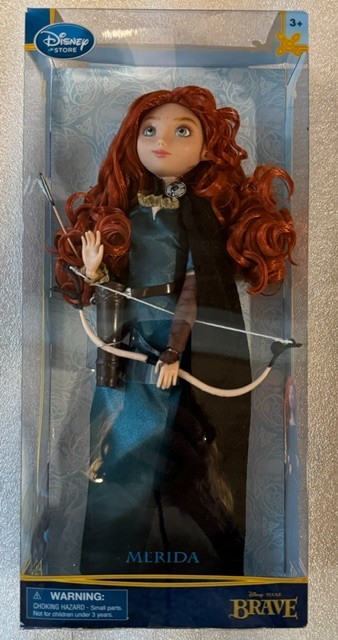 MERIDA BRAVE Princess Classic Doll Bow Cape Disney Store NEW SEALED Ships FREE MERIDA BRAVE Princess Classic Doll Bow Cape Disney Store NEW SEALED Ships FREE