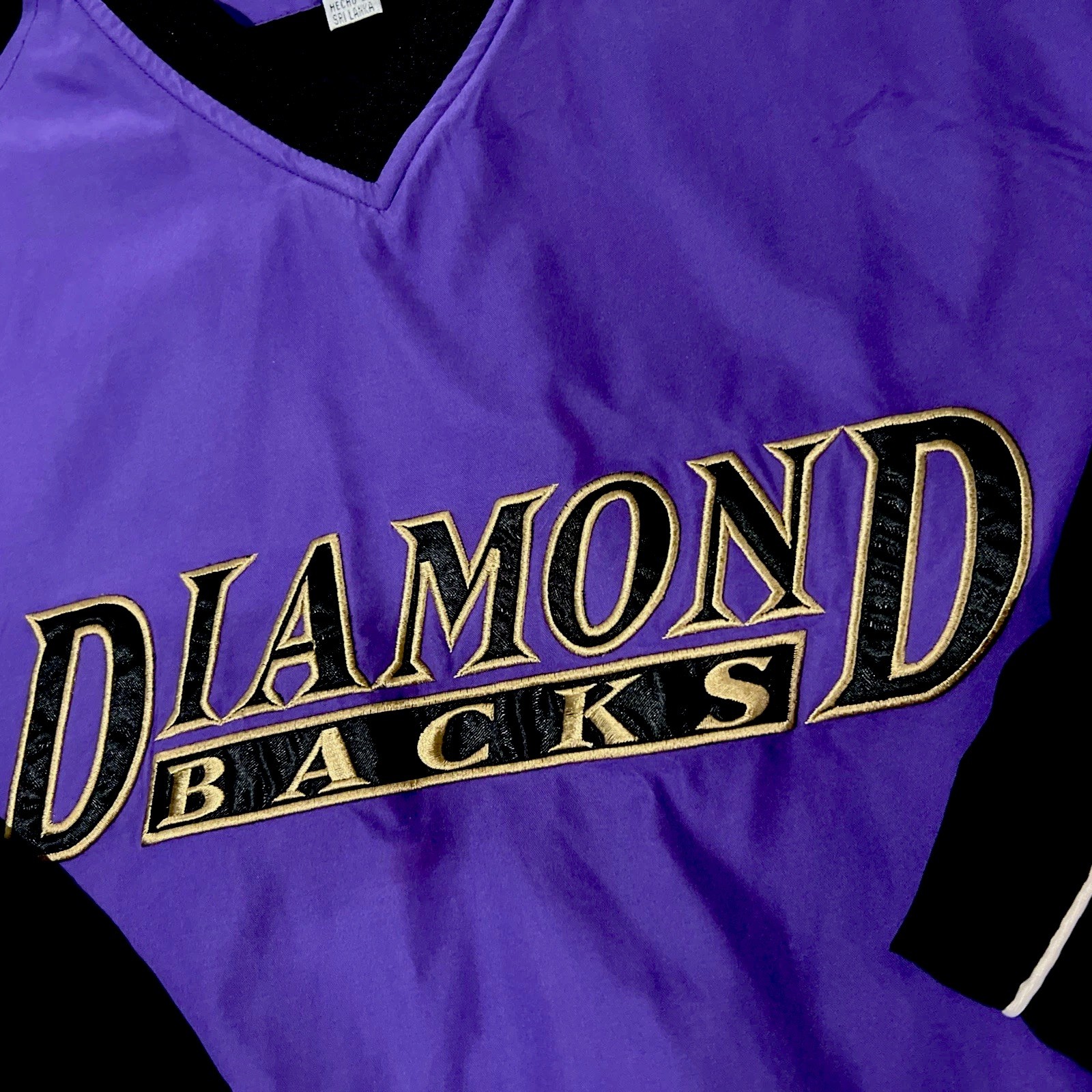 Vintage G-III Arizona Diamondbacks Windbreaker Jacket Men XL Pullover V-Neck 