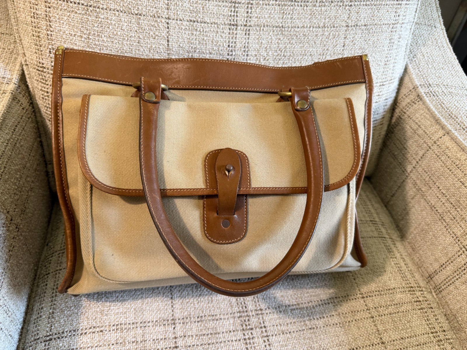 Marley Hodgson Ghurka No.9 Runabout Women\'s Business Purse Bag Brown NM