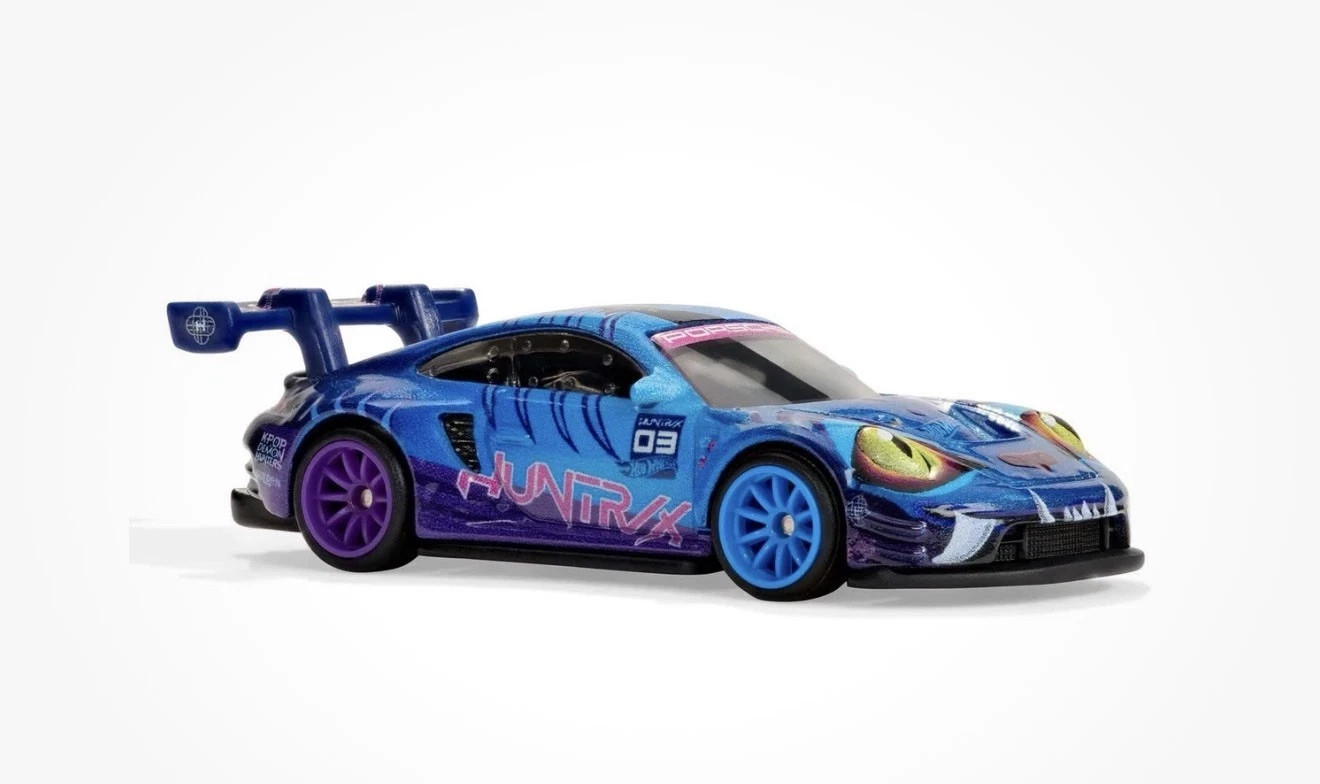 SDCC 2026 Mattel Hot Wheels KPop Demon Hunters Porsche 911 GT3 R 992 IN HAND