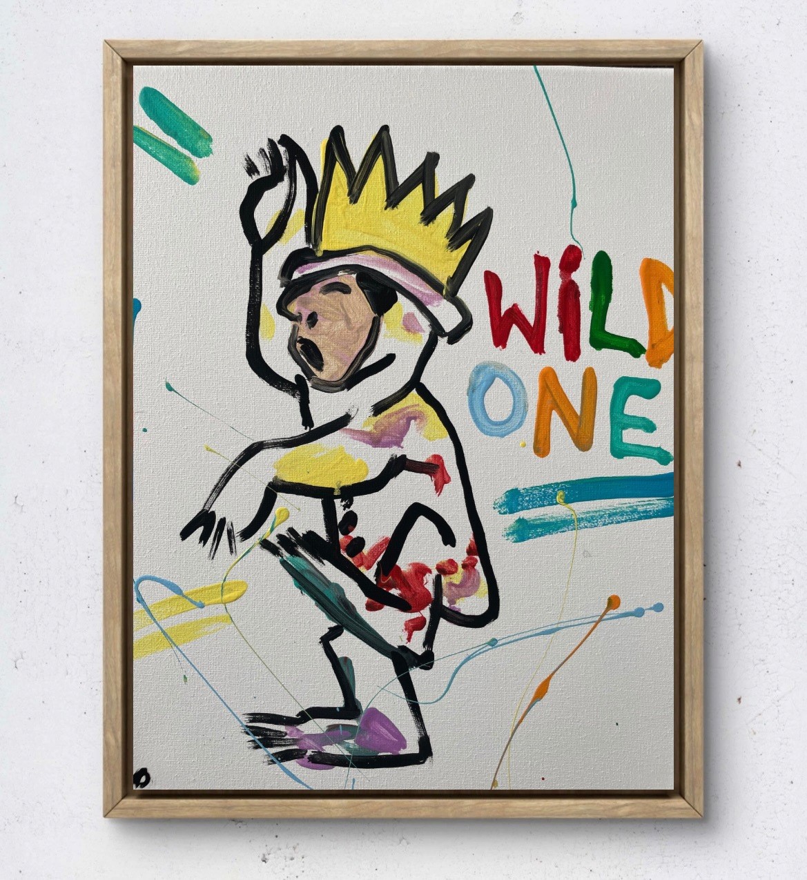 OMAN Original Where The Wild Things Are Painting 11x14 Canvas Max Art Expression