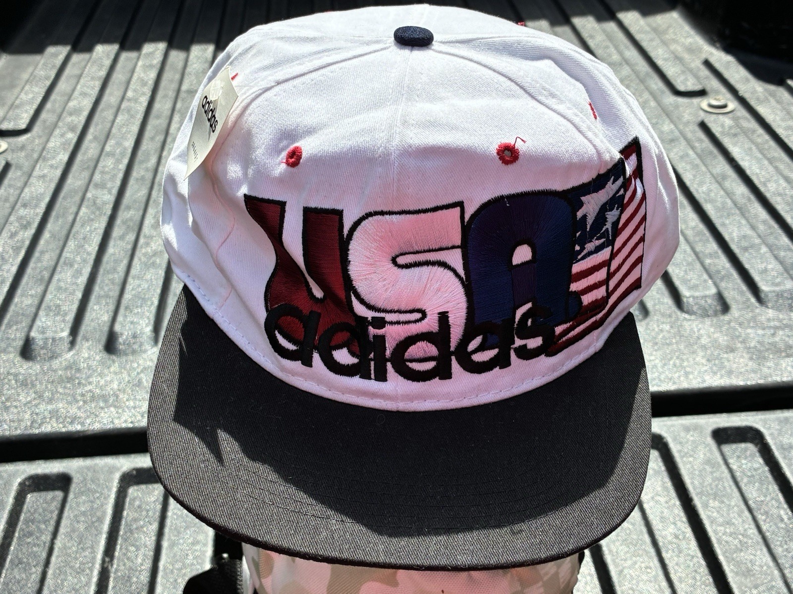 USA Adidas Soccer Hat Flag Snapback Cap from 94 World Cup New
