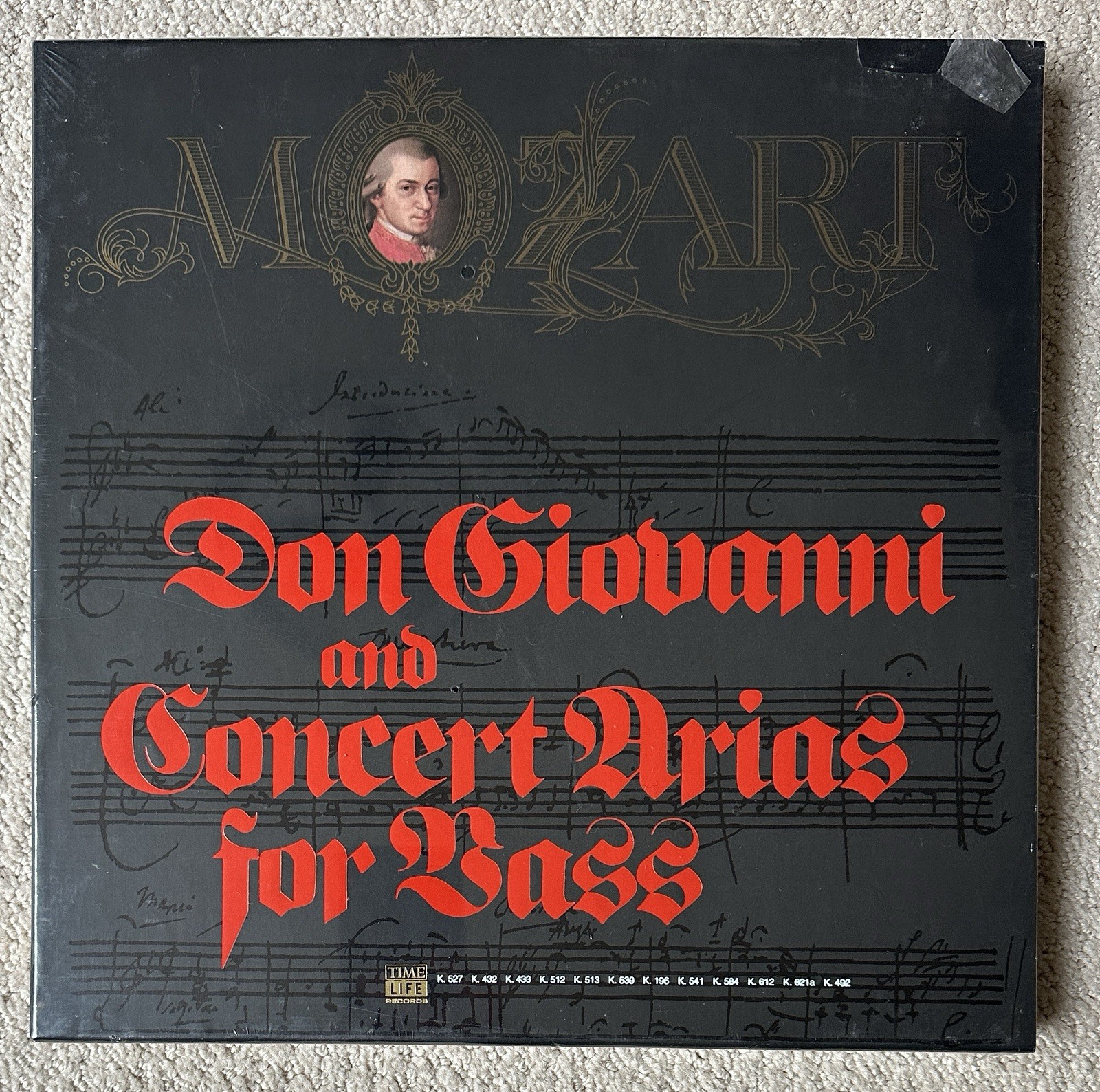 Mozart Don Giovanni & Concert Arias For Bass Vinyl 5 LP Box Set Time Life NEW