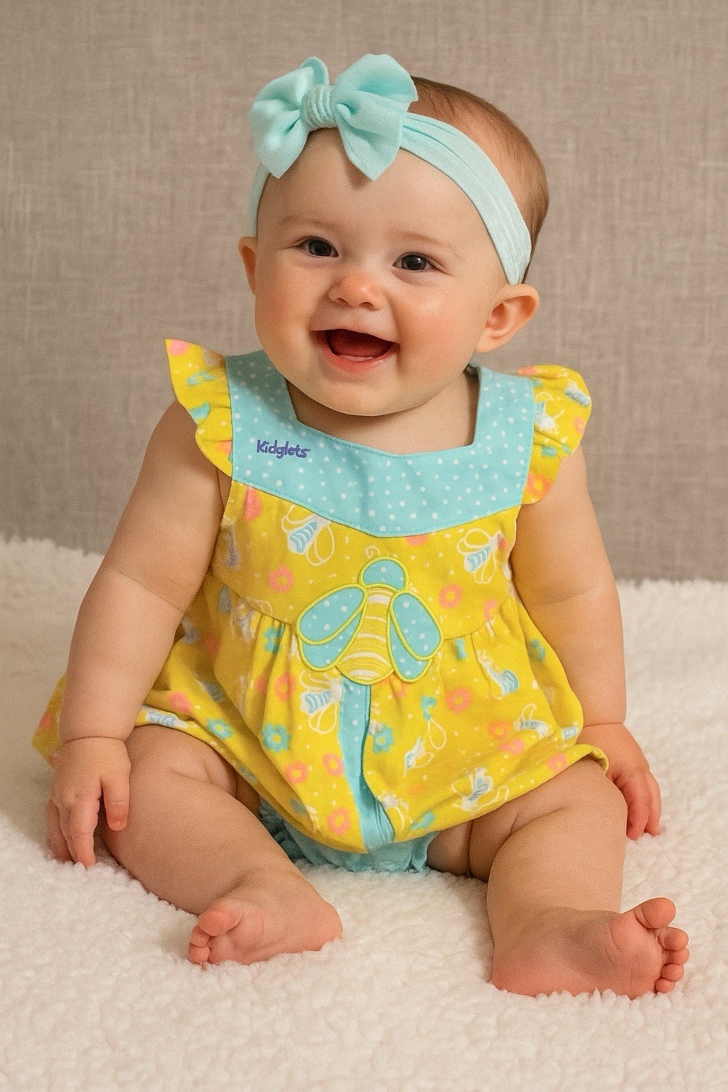 Kidgets Girls Bumblebee Baby 2 Piece Set Size 3-6 Months Kidgets Girls Bumblebee Baby 2 Piece Set Size 3-6 Months