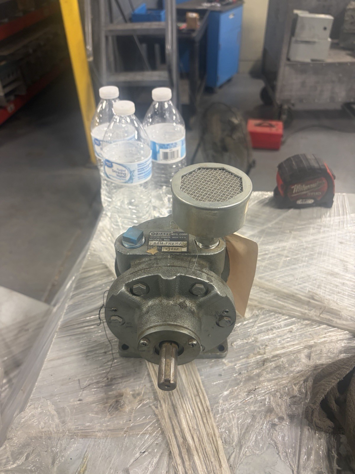 GAST 6AM-FRV-5A Stock 18/Skid 6Am-Frv-5A Rotary Vane Air Motor USED GAST 6AM-FRV-5A Stock 18/Skid 6Am-Frv-5A Rotary Vane Air Motor USED