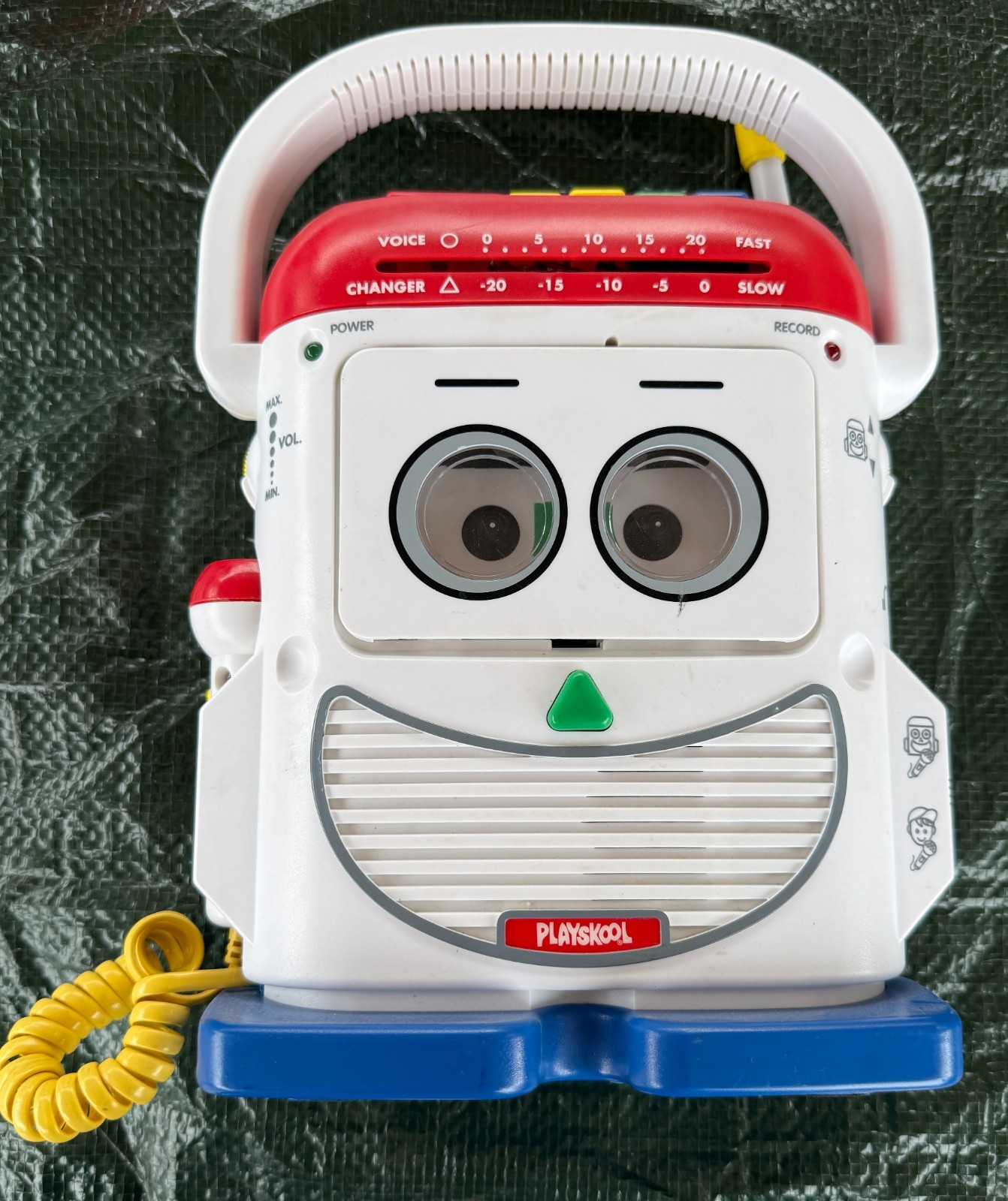 Vintage 1996 Playskool Mr Mike PS-468 Voice Changer Cassette Recorder Untested