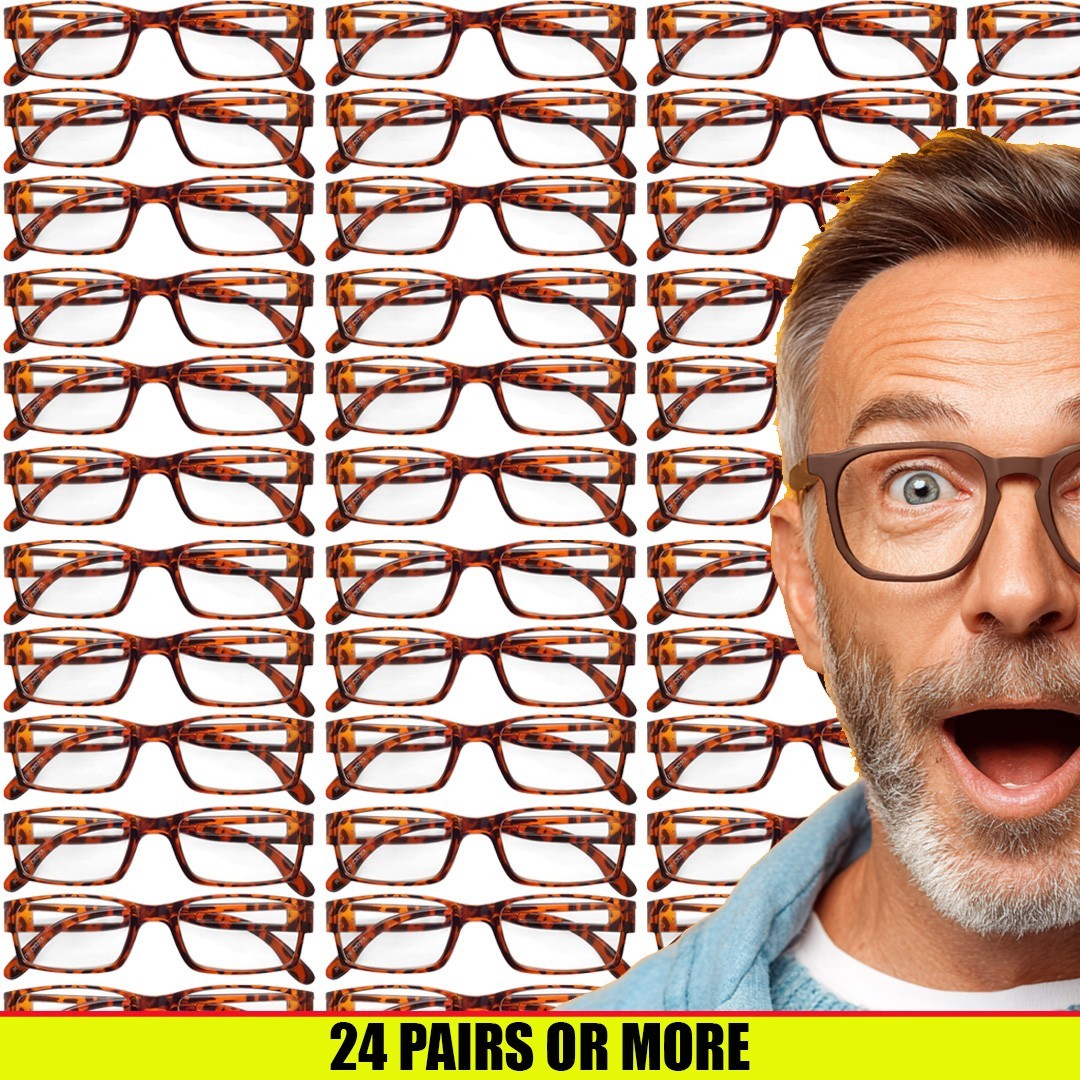 Mens Womens Reading Glasses Bulk Buys 24 Pairs and Value Wholesale Demi Readers