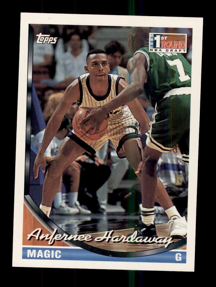 1993-94 TOPPS BASKETBALL #334 ANFERNEE HARDAWAY ROOKIE RC ORLANDO MAGIC