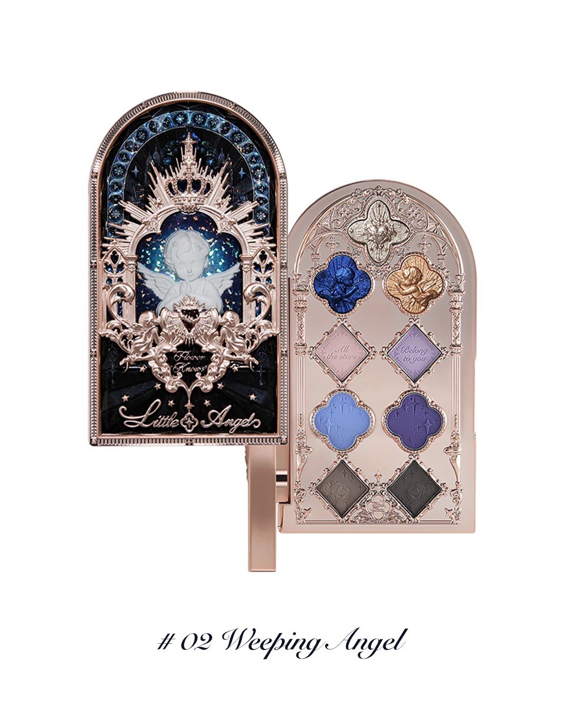 Flower Knows Little Angel 02 Weeping Angel 9-Color Eyeshadow Palette NEW Sealed