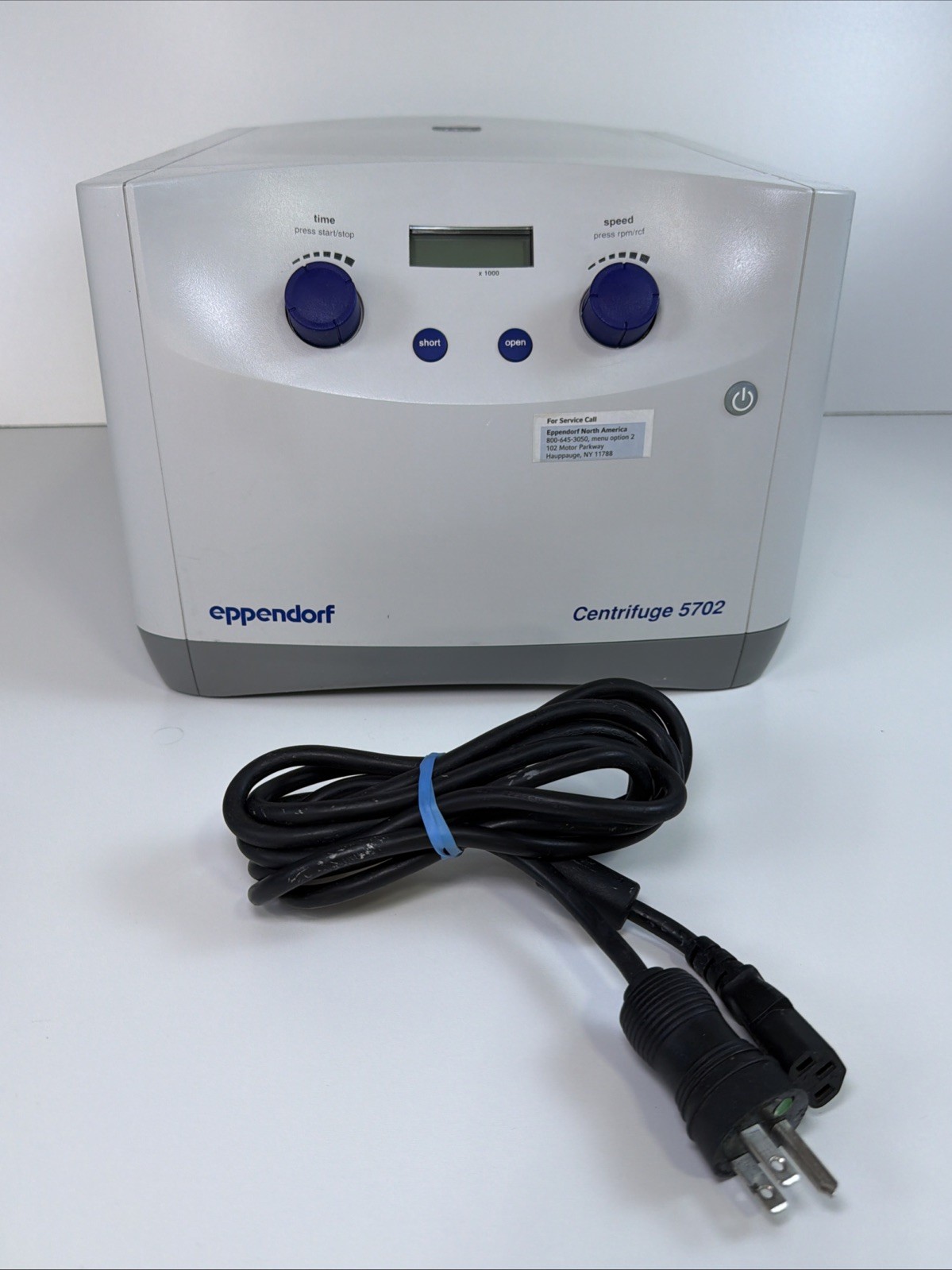 Eppendorf Centrifuge 5702 w/ A-4-38 Rotor & 4 Buckets TESTED & Works VGC Lab WOW