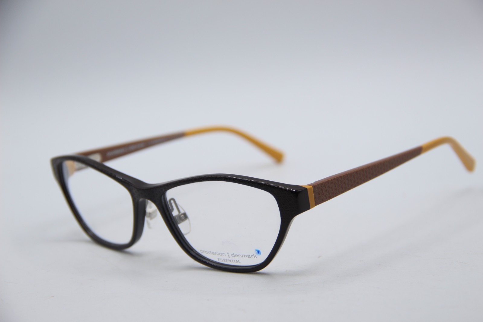 NEW PRODESIGN DENMARK 1800-1 C.5032 BROWN AUTHENTIC EYEGLASSES 53-15