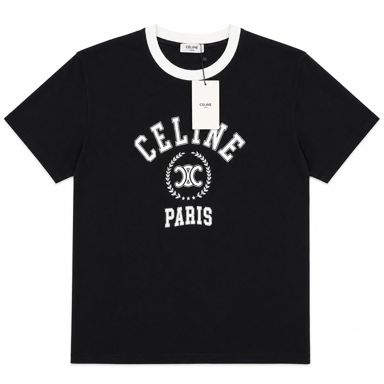 Celine T-Shirt 70s Logo Triomphe logo Men\'s Size L - NWT - Authentic Celine T-Shirt 70s Logo Triomphe logo Men\'s Size L - NWT - Authentic