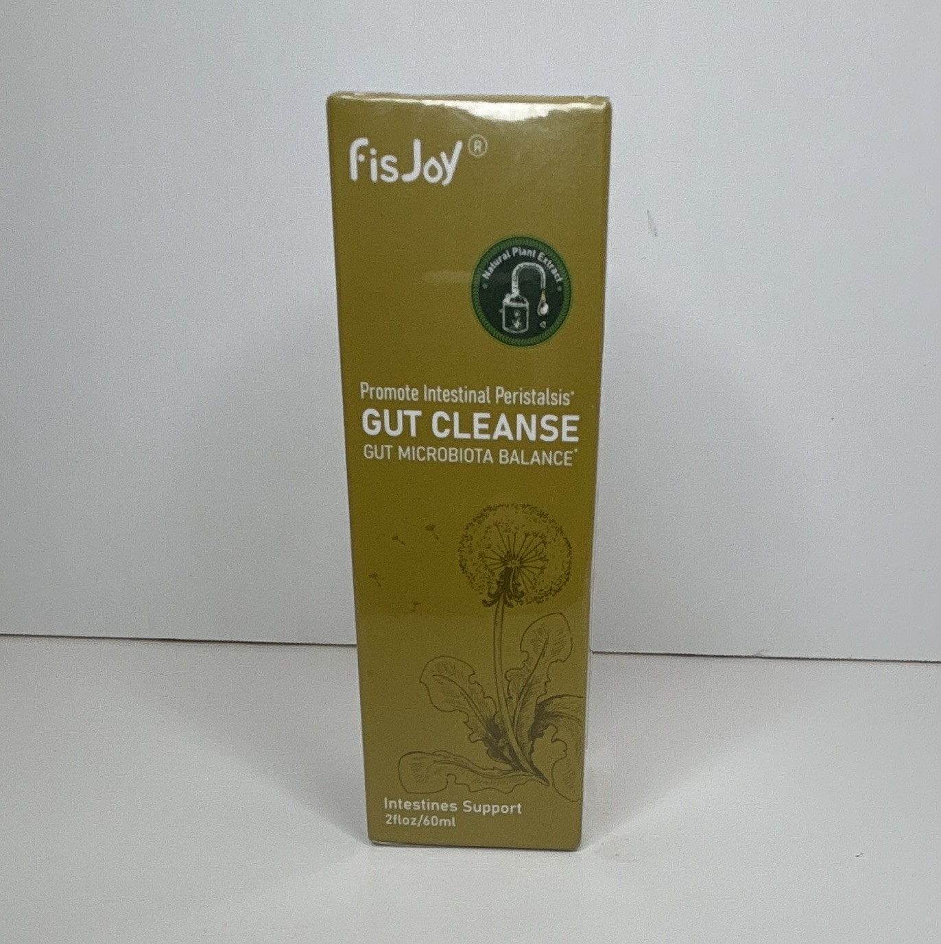 fisJoy Gut Cleanse Detox & Cleansing Drops Alcohol-Free Unflavored 2 fl oz