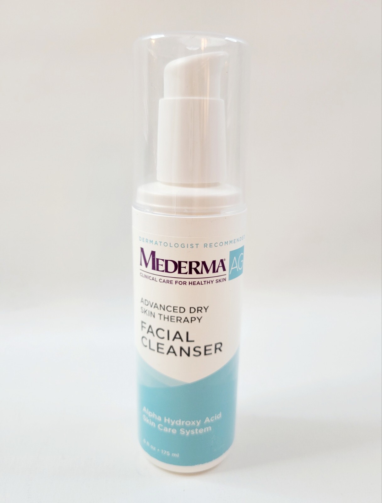 Mederma AG Advanced Dry Skin Therapy Facial Cleanser Alpha Hydroxy Acid 6fl.oz.