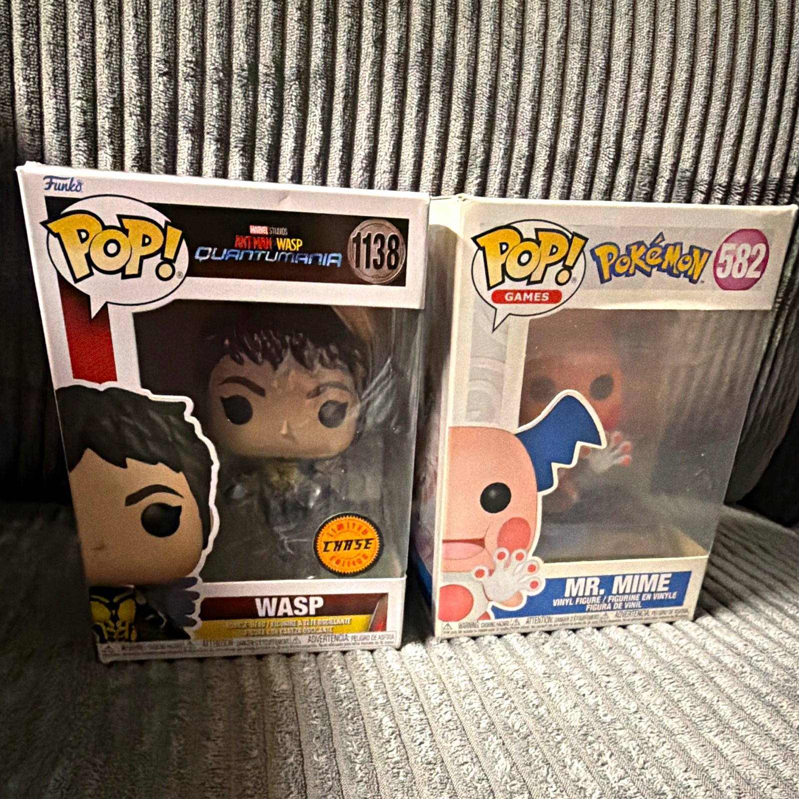 Funko Pop 2-Pack Vinyl Wasp #1138 CHASE & Pokemon Mr. Mime #582 NIB Funko Pop 2-Pack Vinyl Wasp #1138 CHASE & Pokemon Mr. Mime #582 NIB