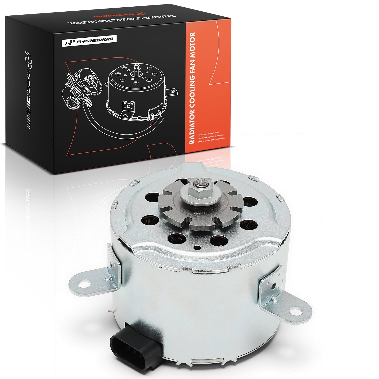 A-Premium Left Driver Radiator Fan Cooling Motor for Dodge Challenger Charger