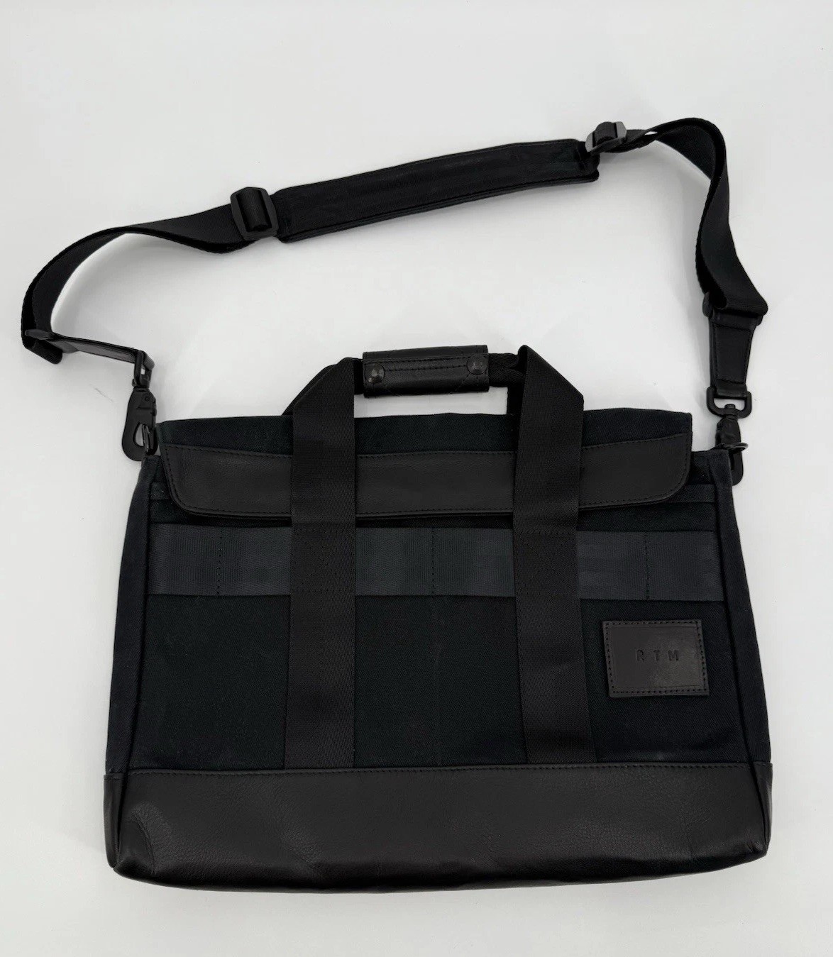 Killspencer Utility Attaché Black Briefcase Portfolio Messenger Bag Made In USA Killspencer Utility Attaché Black Briefcase Portfolio Messenger Bag Made In USA