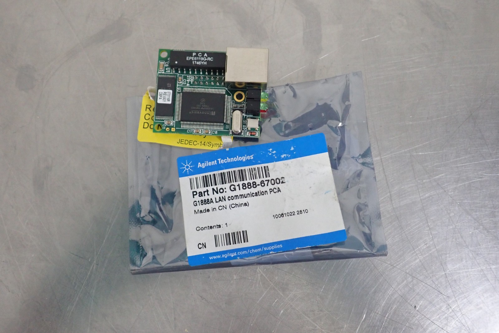 Agilent Technologies G1888-67002 G1888A LAN Communication PCA Board Agilent Technologies G1888-67002 G1888A LAN Communication PCA Board