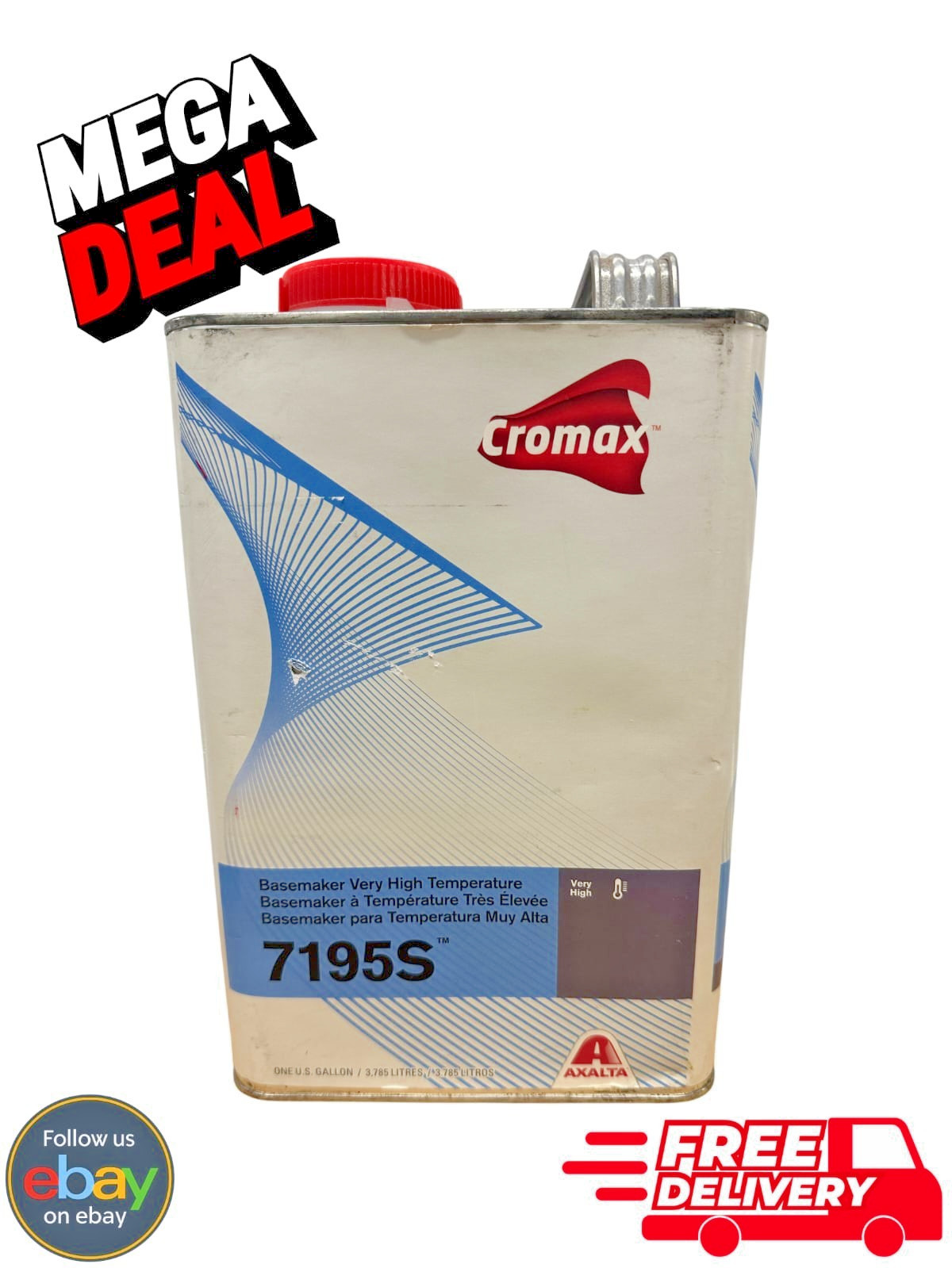 Axalta Cromax 7195S Very High Temperature Basemaker Reducer 1 Gallon