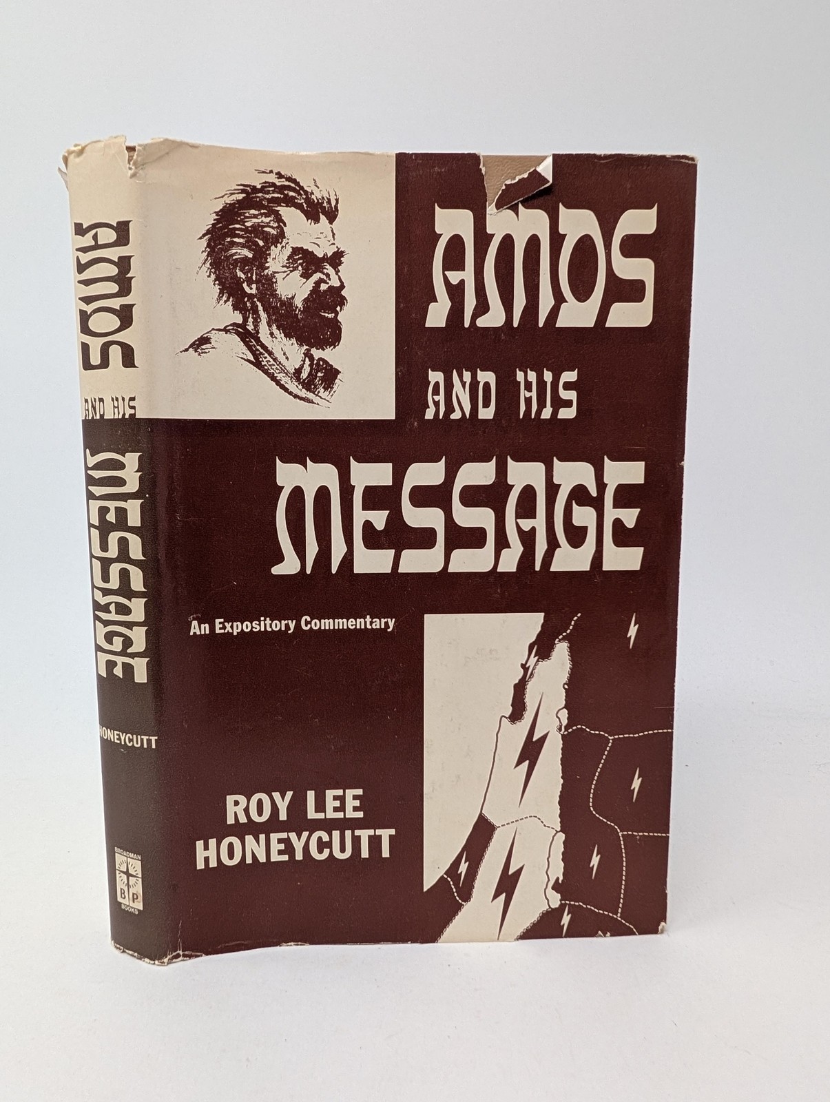 Vintage Amos And His Message Roy Lee Honeycutt HC Bible Commentary Broadman