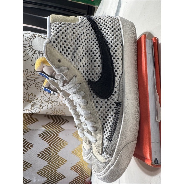 Nike Blazer Mid 77 Alter Reveal Kids 6.5 White Good Mesh High Top Sneakers