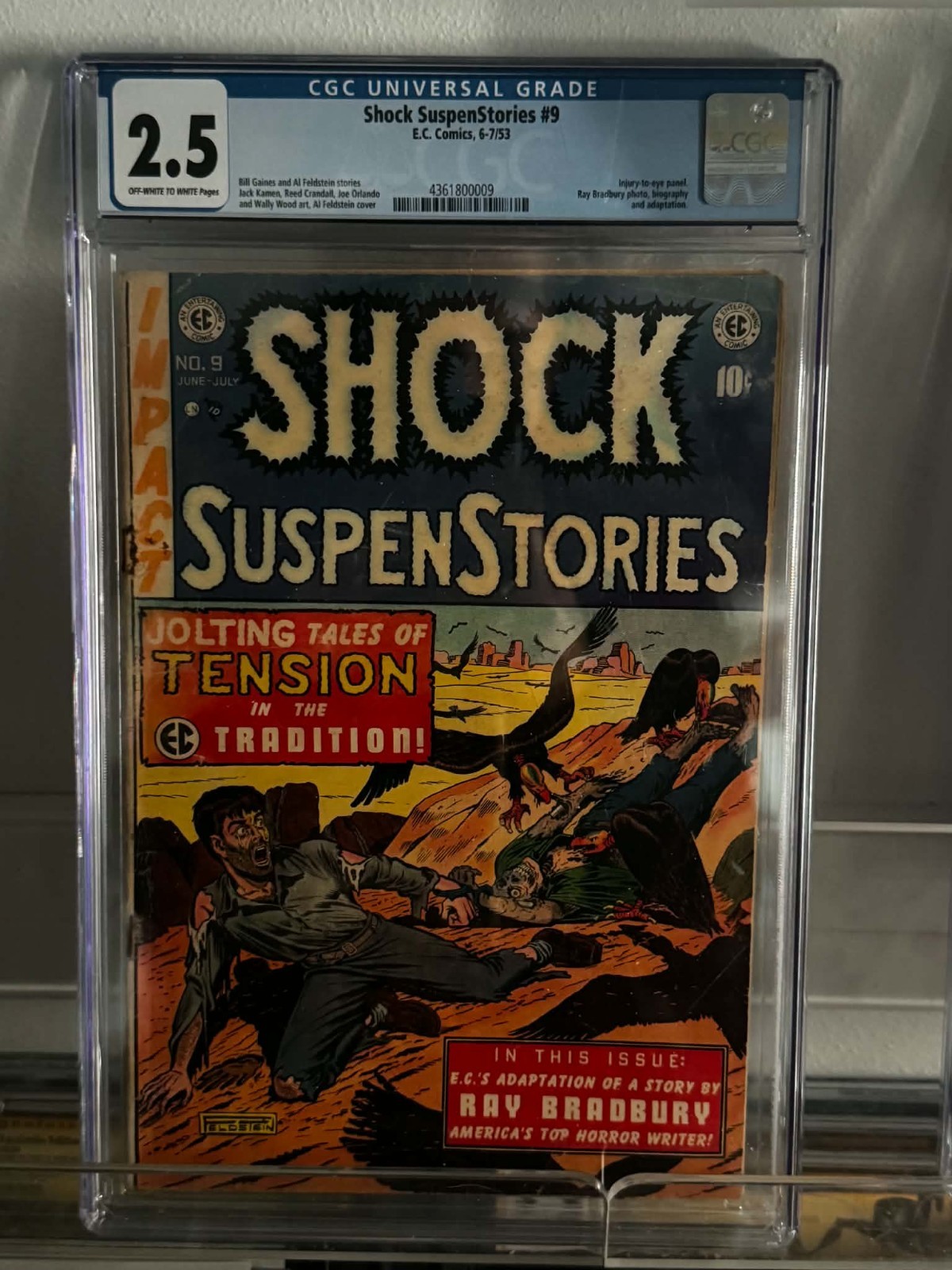 Shock SuspenStories #9 Pre-Code Horror Golden Age Vintage EC Comic 1953 2.5