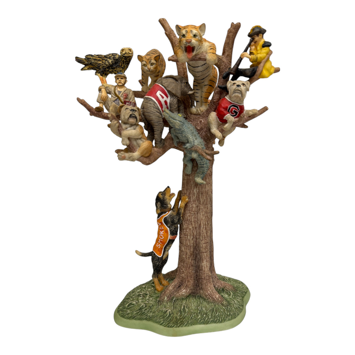 Steve Ford Tennessee Volunteers Mascot Figure Tree Got \'Em Treed 1998 - Damage Steve Ford Tennessee Volunteers Mascot Figure Tree Got \'Em Treed 1998 - Damage