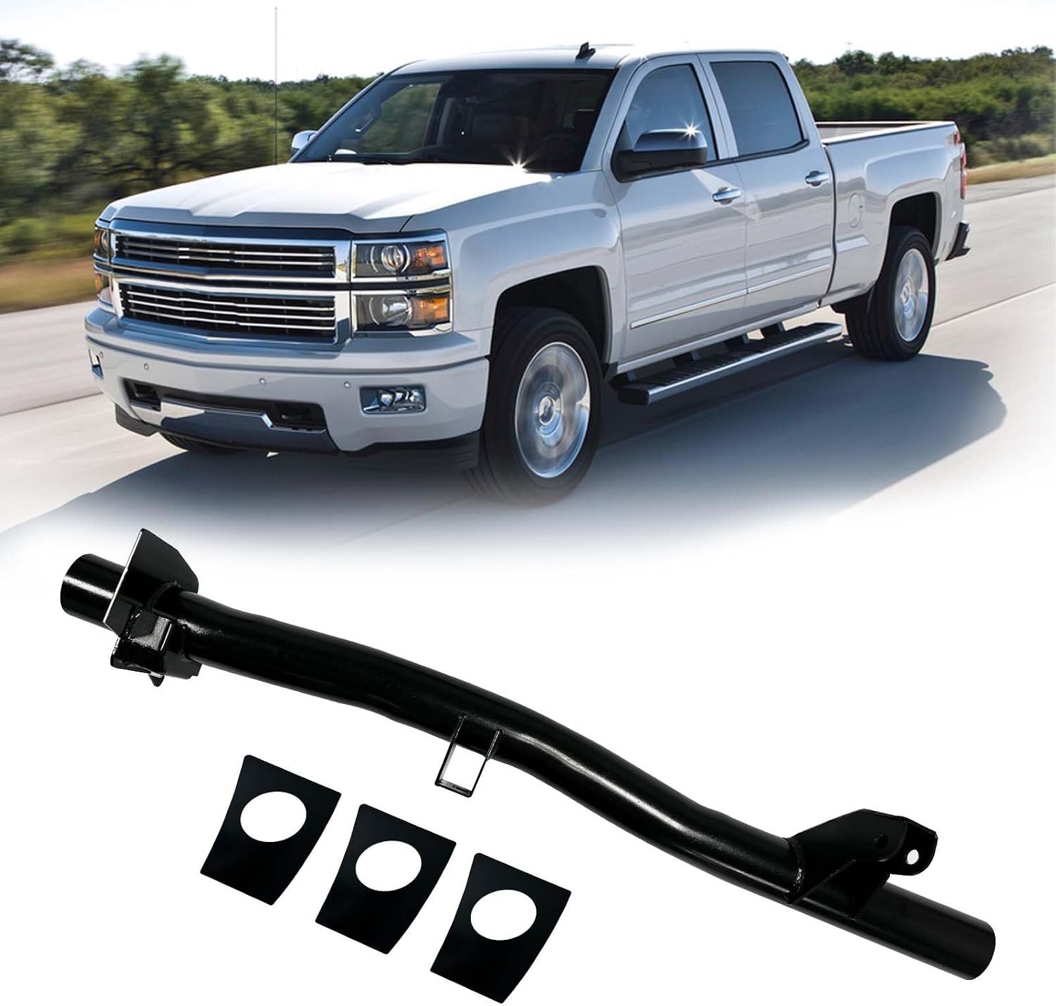 Rear Fuel Tank Support Crossmember Compatible with 2007-2014 Chevy Silverado 150