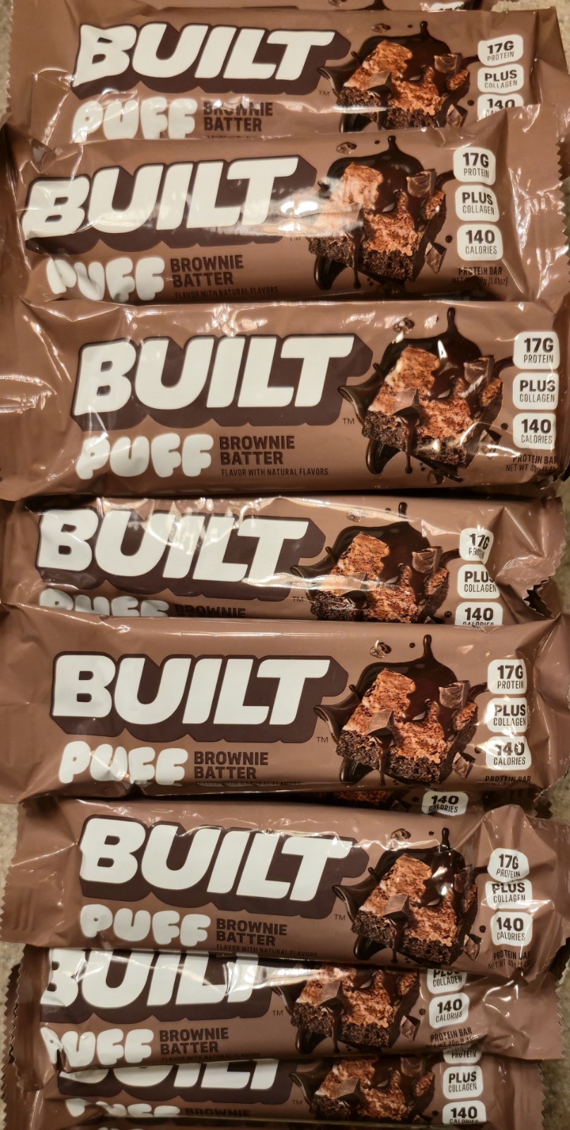 (48) BUILT Bars Chocolate Brownie Batter ( 48 Servings ) BEST BY 1/27 (48) BUILT Bars Chocolate Brownie Batter ( 48 Servings ) BEST BY 1/27