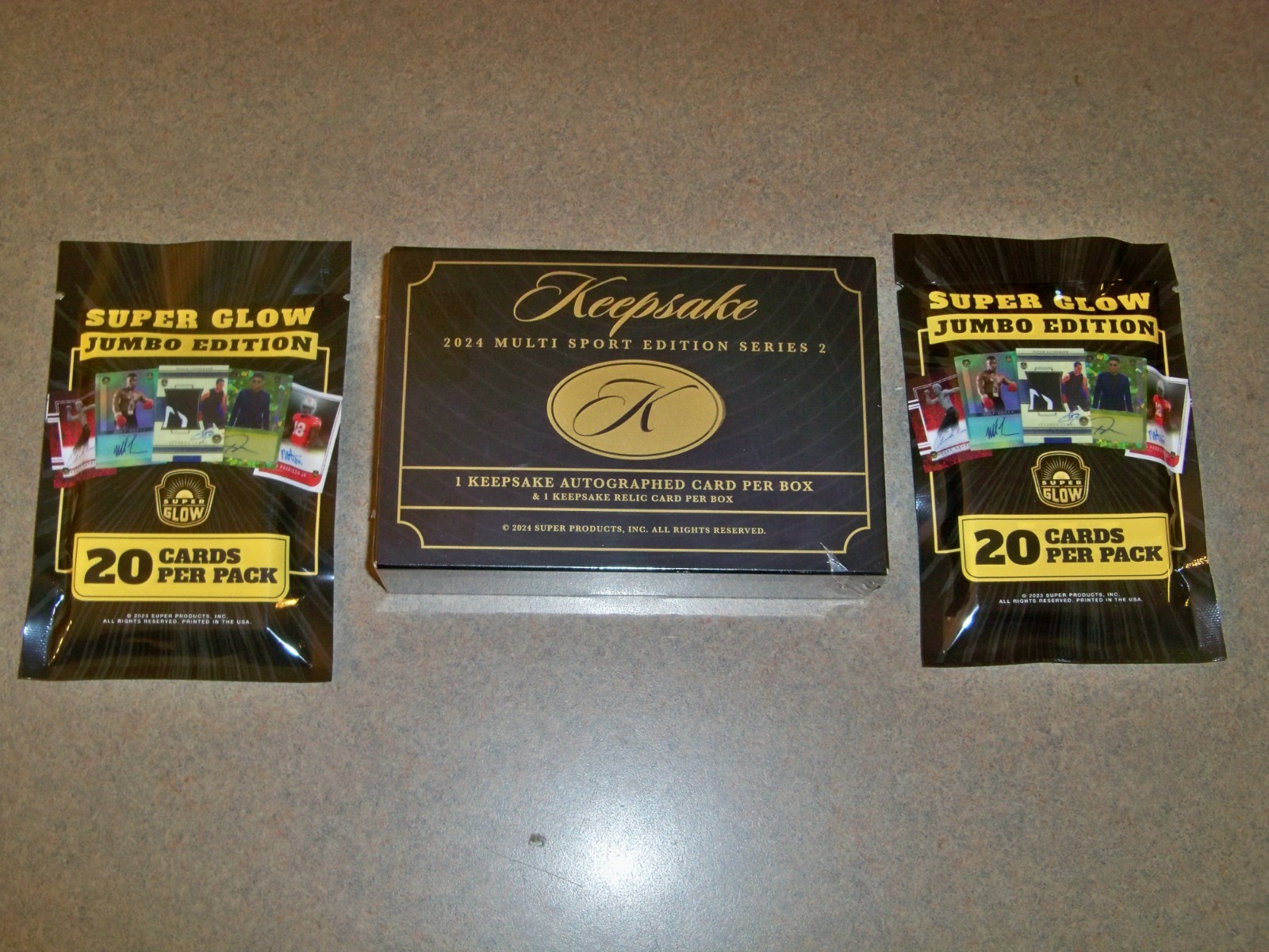 Sealed Box 2024 KEEPSAKE Multi Sport Edition Series 2 / SUPER GLOW Jumbo 20 Pack