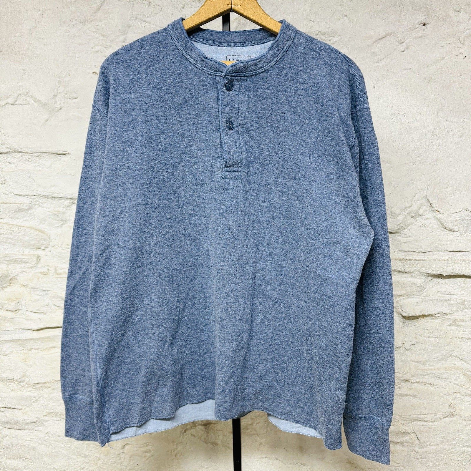 L.L. Bean Vintage 90s River Drivers Shirt Blue Made in Canada Mens Large Thermal L.L. Bean Vintage 90s River Drivers Shirt Blue Made in Canada Mens Large Thermal